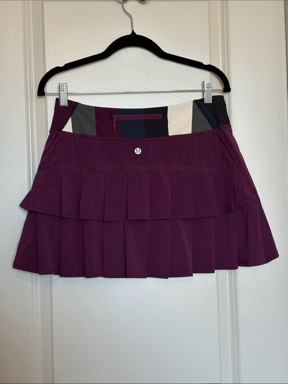 lululemon athletica Plum Pleated Athletic Skirt